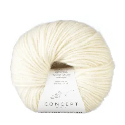 Garn Cotton Merino 50g natur 100