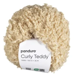 Garn Curly Teddy 50g beige