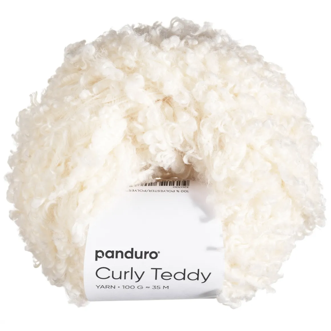 Garn Curly Teddy 50g creme