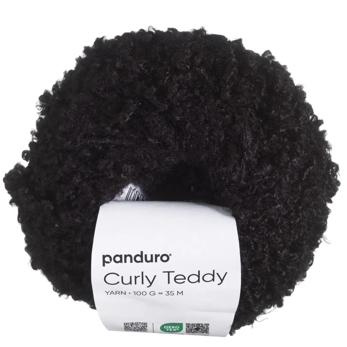 Garn Curly Teddy 50g sort