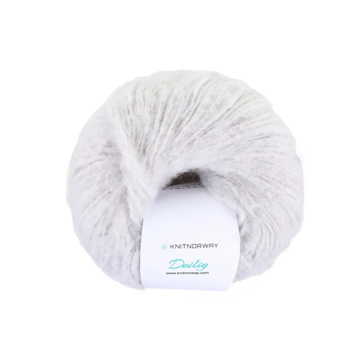Garn Deilig 50 g light grey – colour 1907