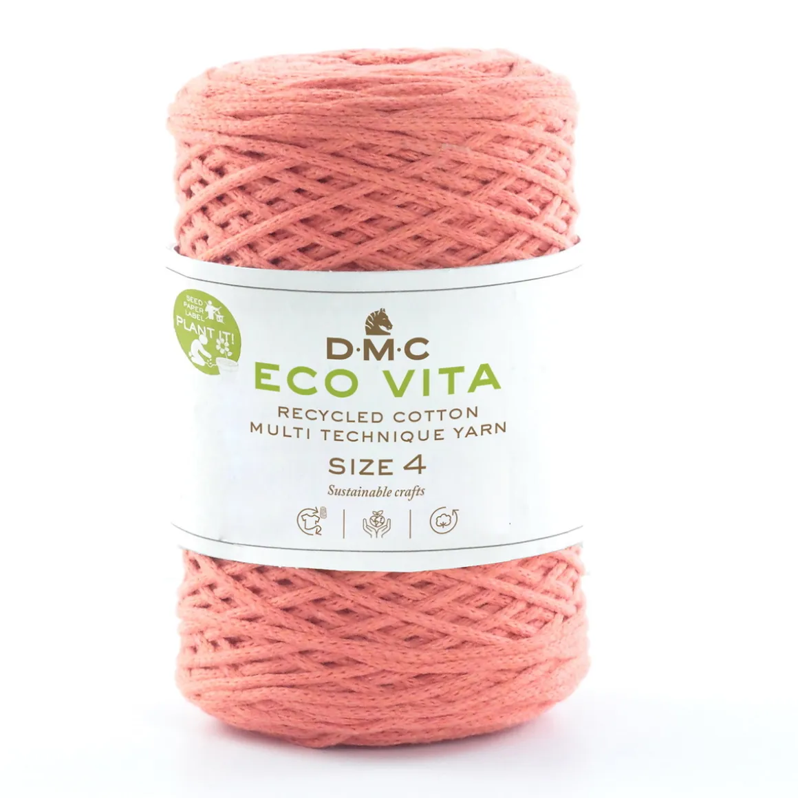 Garn DMC Eco Vita 4 250 g – abrikos 015
