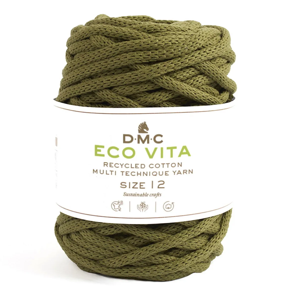 Garn DMC Eco Vita 12 250 g – grøn 083