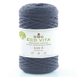 Garn DMC Eco Vita 4 250 g – jeansblå 077