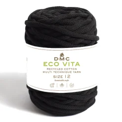 Garn DMC Eco Vita 12 250 g – sort 02
