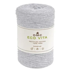 Garn DMC Eco Vita Tape Yarn båndgarn 250 g grå