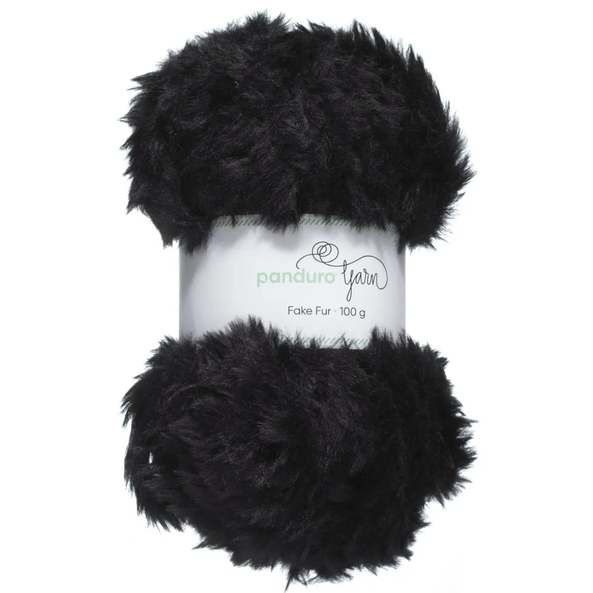 Garn Faux Fur sort 100 g