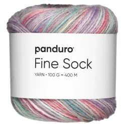 Garn Fine Sock 100 g pastelfarver