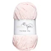Garn Fine Velvet 50 g lys rosa – fløjlsblødt og himmelsk blødt garn