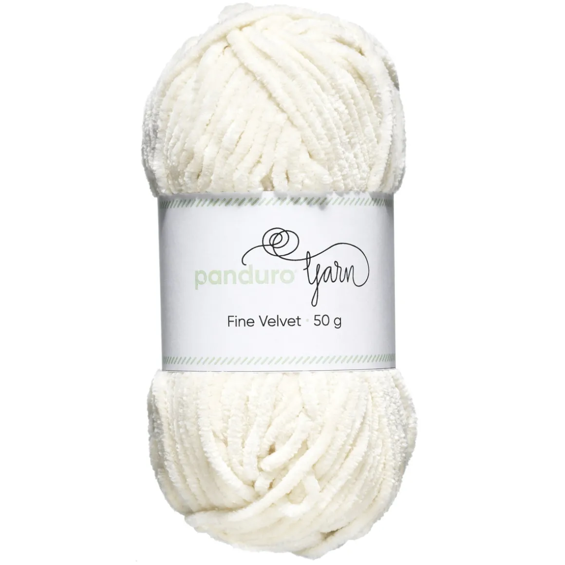 Garn Fine Velvet 50 g naturhvid – fløjlsblødt og himmelsk blødt garn