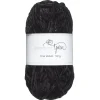 Garn Fine Velvet 50 g sort – fløjlsblødt og himmelsk blødt garn