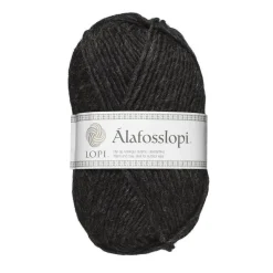 Garn Istex Alafosslopi 100 g koks – 0005 Black heather