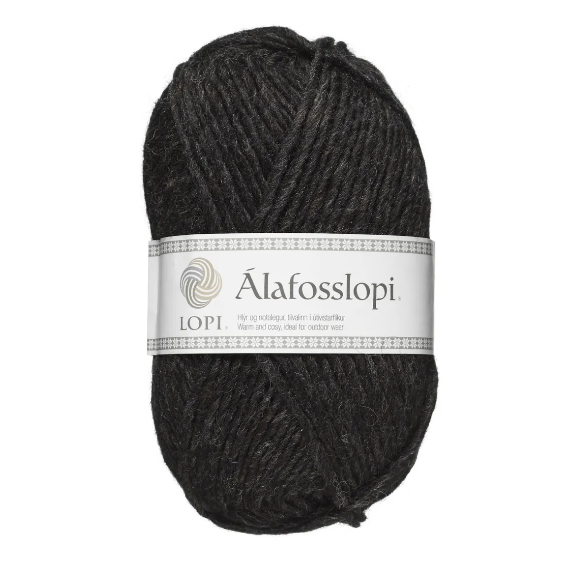 Garn Istex Alafosslopi 100 g koks – 0005 Black heather
