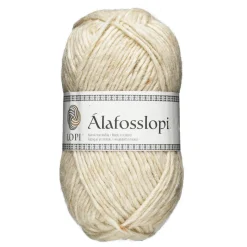 Garn Istex Alafosslopi 100 g lys beige – 9972 Ecru heather
