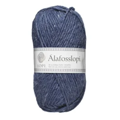 Garn Istex Alafosslopi 100 g mørk denim – 0010 Denim heather