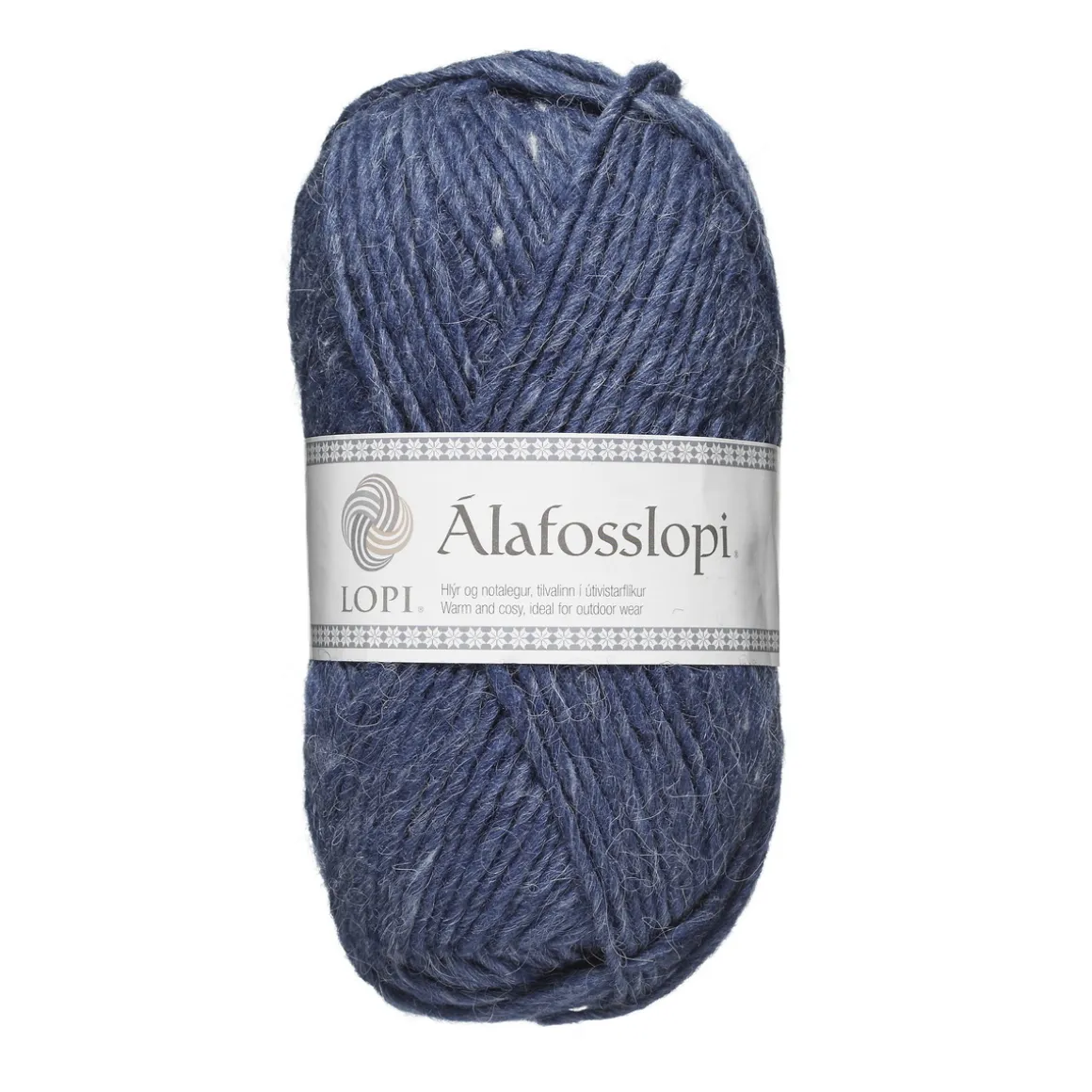 Garn Istex Alafosslopi 100 g mørk denim – 0010 Denim heather