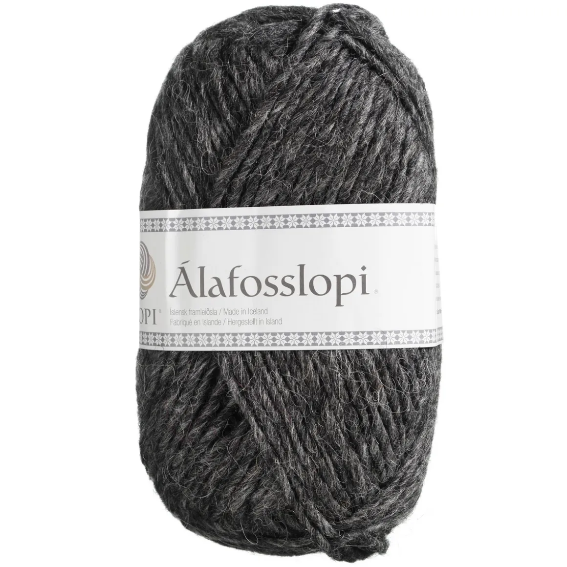 Garn Istex Alafosslopi 100 g mørkegrå – 0058 Dark grey hue