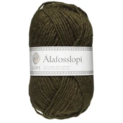 Garn Istex Alafosslopi 100 g mørk oliven – 9987 Dark olive