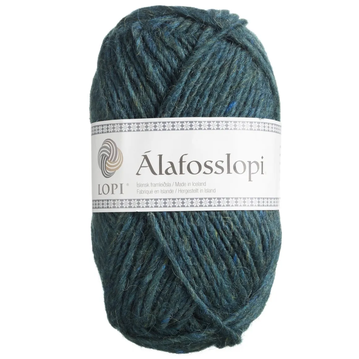 Garn Istex Alafosslopi 100 g petrol – 9967 Teal heather