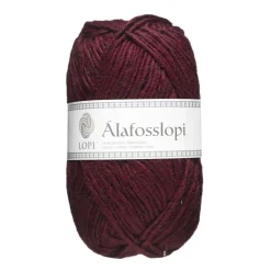 Garn Istex Alafosslopi 100 g vinrød – 1242 Oxblood red