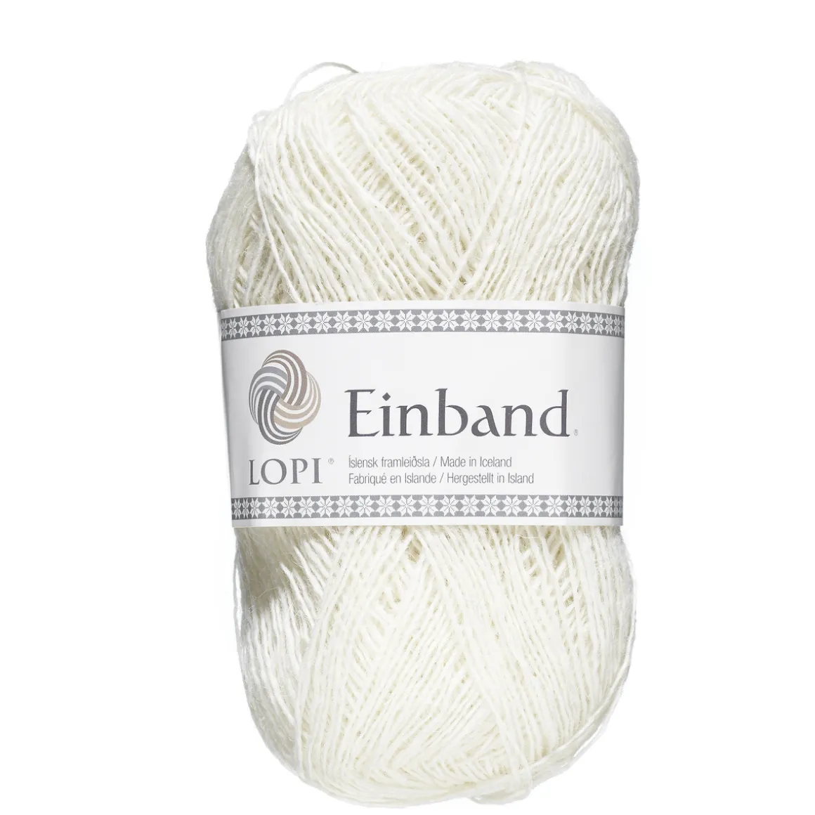Garn Istex Einband 50 g hvid – White 0851