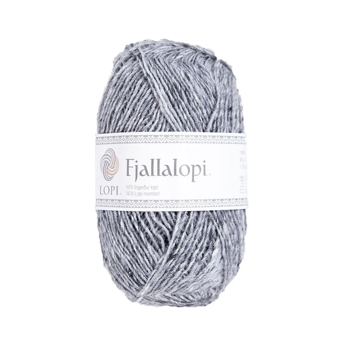 Garn Istex Fjallalopi 50g grå – Grey sky 3056