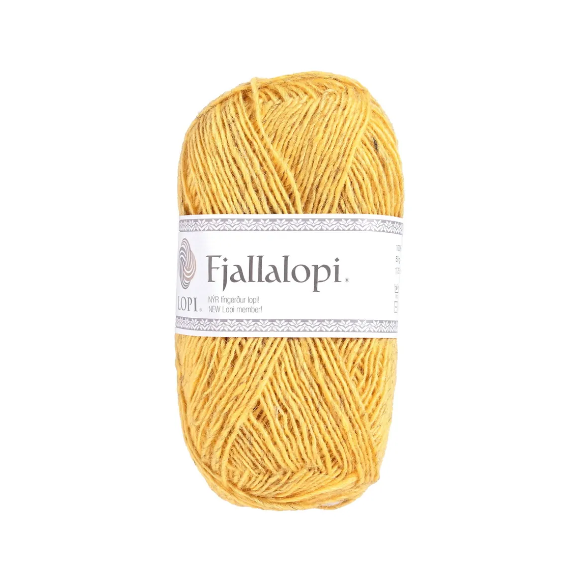 Garn Istex Fjallalopi 50g gul – Summer yellow 3040