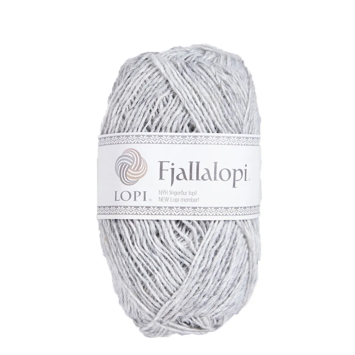 Garn Istex Fjallalopi 50g lysegrå – Frost grey 3054