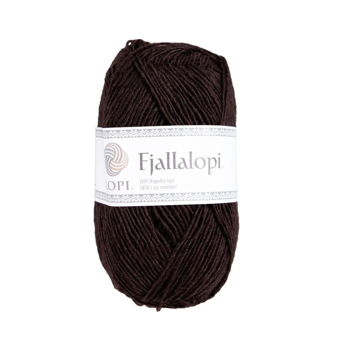 Garn Istex Fjallalopi 50g mørkebrun – Deep brown 3003