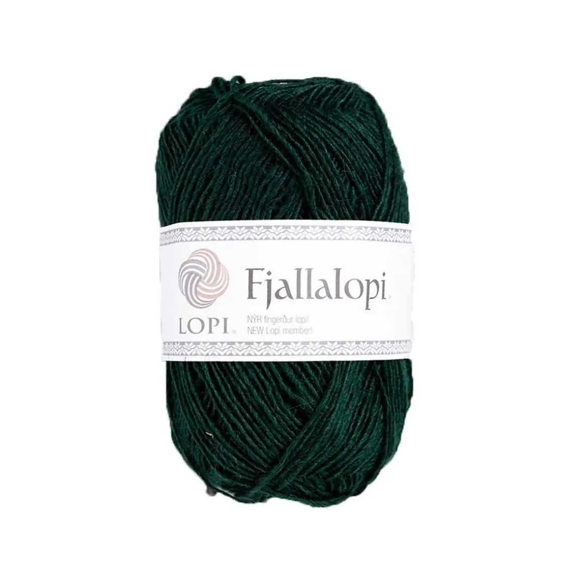 Garn Istex Fjallalopi 50g mørkegrøn – Green energy 3030