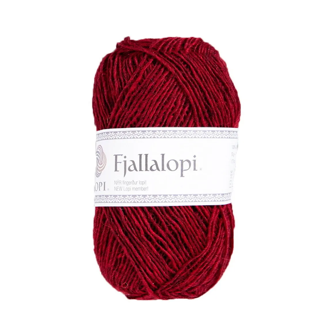 Garn Istex Fjallalopi 50g rød – Currant 3061