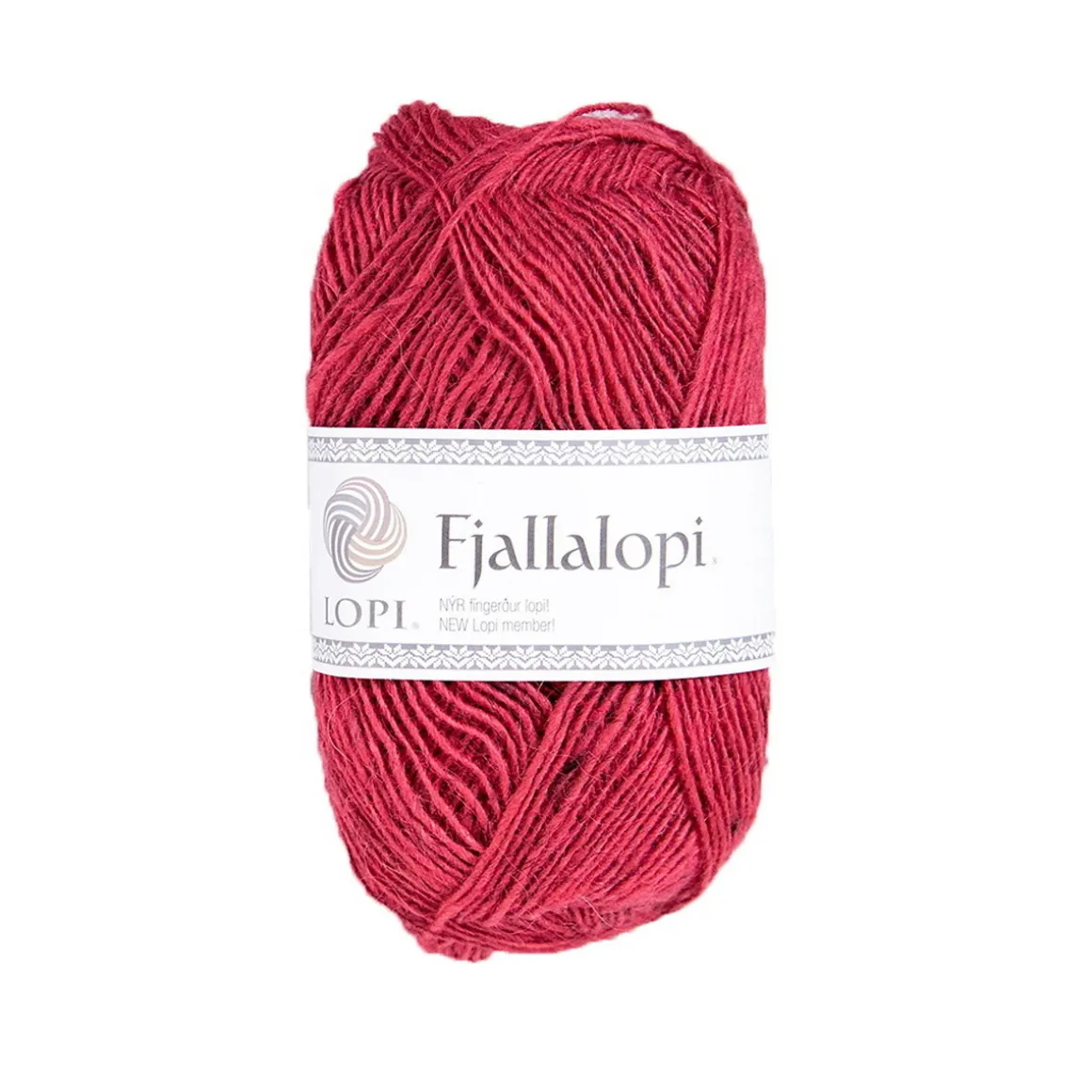 Garn Istex Fjallalopi 50g rødrosa – Rhubarb 3072