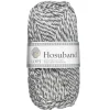 Garn Istex Hosuband 100 g hvid/grå – Grey-white 0224
