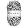 Garn Istex Hosuband 100 g hvid/sort – White-black 0000