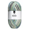 Garn Järbo Bambu Raggi 50 g grønmeleret – 17208 Peacock print
