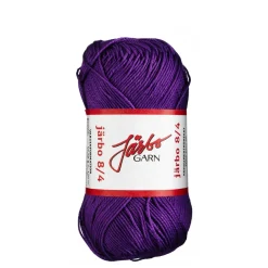 Garn Järbo 8/4 50 g lilla – 32021 Purple