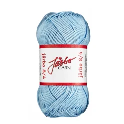 Garn Järbo 8/4 50 g lyseblå – 32008 Pastel blue