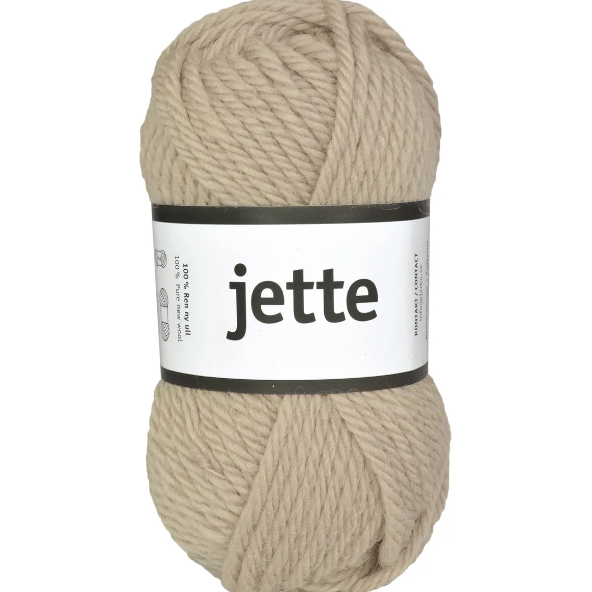 Garn Järbo Jette 50 g beige – 26322 Caramel beige