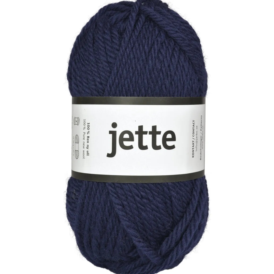 Garn Järbo Jette 50 g mørkeblå – 26308 Victory blue