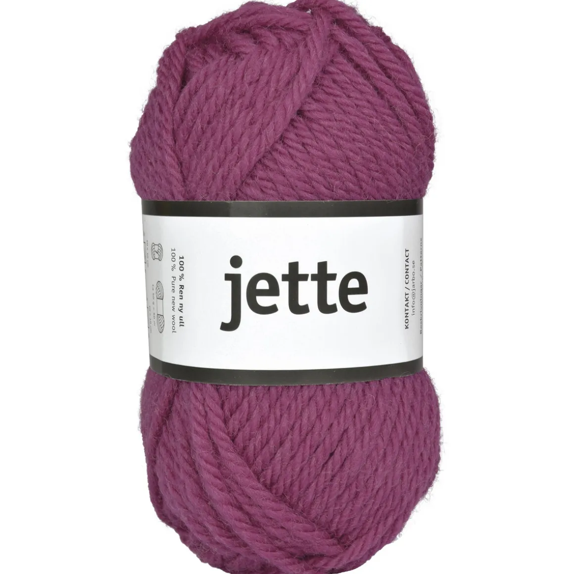 Garn Järbo Jette 50 g mørk rosa – 26316 Azalea pink