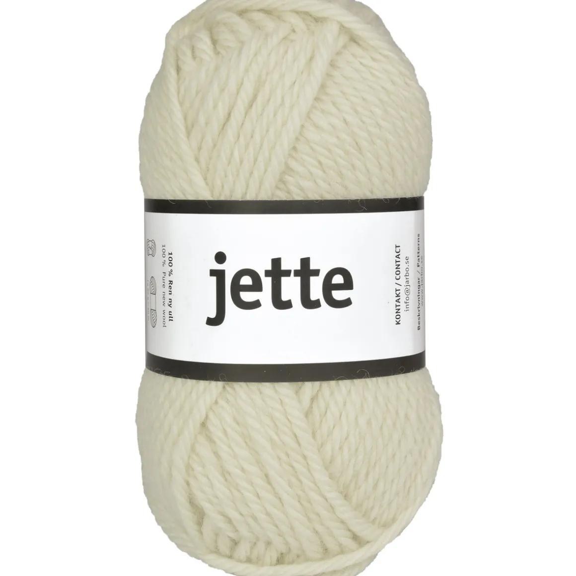 Garn Järbo Jette 50 naturhvid – 26317 Vanilla white