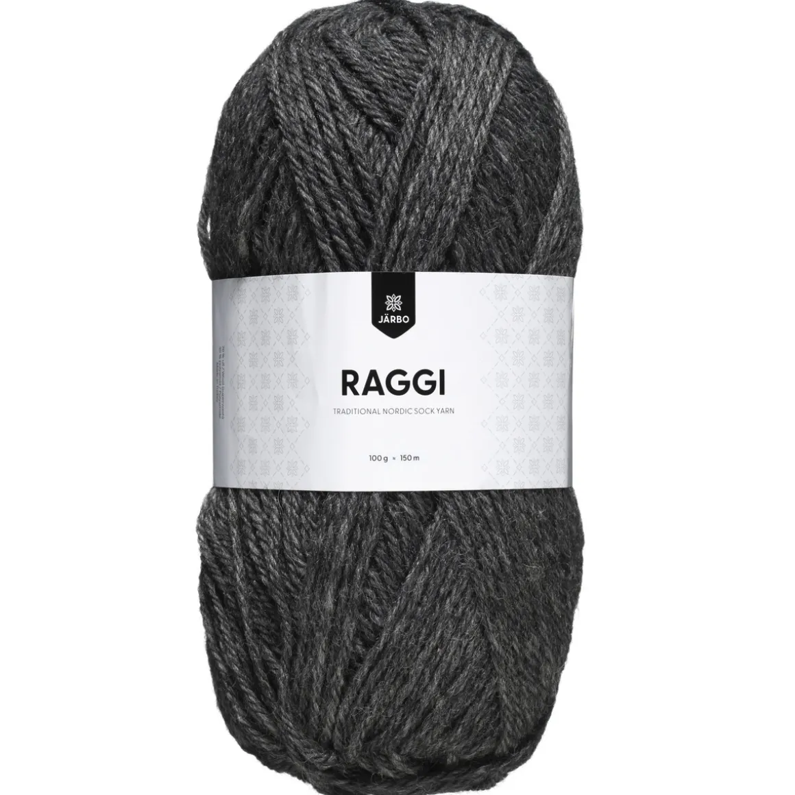 Garn Järbo Raggi 100 g grå – Grey 15119