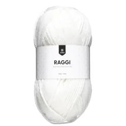 Garn Järbo Raggi 100g hvid – White 1510