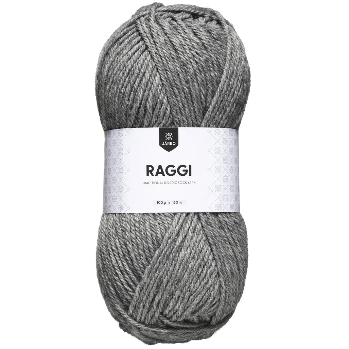 Garn Järbo Raggi 100g lysegrå – Light grey 1549