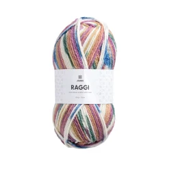 Garn Järbo Raggi 100g lys pastel – Ferris wheel 15257