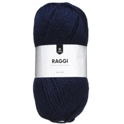 Garn Järbo Raggi 100 g mørkeblå – Navy blue 1557