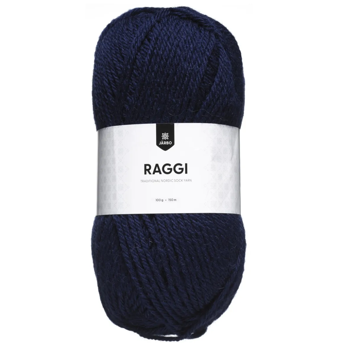 Garn Järbo Raggi 100 g mørkeblå – Navy blue 1557