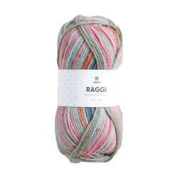 Garn Järbo Raggi 100g pastel – Pastel 15269