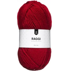 Garn Järbo Raggi 100 g rød – Red 1511