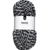 Garn Järbo Raggi 100 g sort/hvid – Black & white mouliné 1568